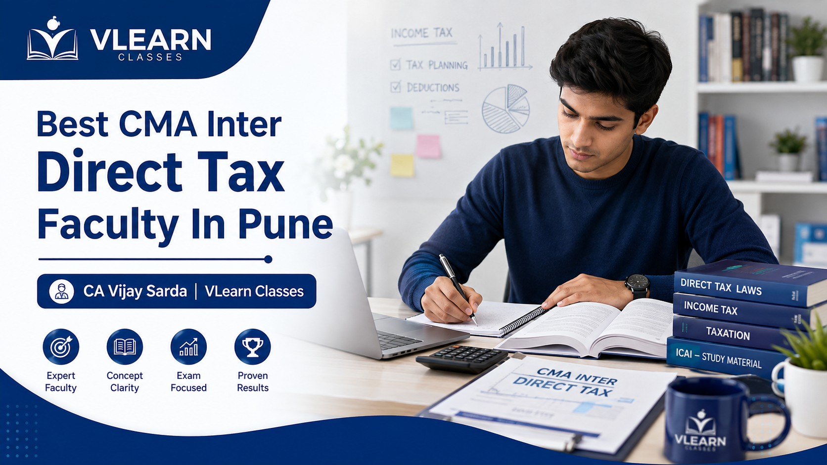Best CMA Inter Direct Tax Faculty In Pune? Why Choose CA Vijay Sarda