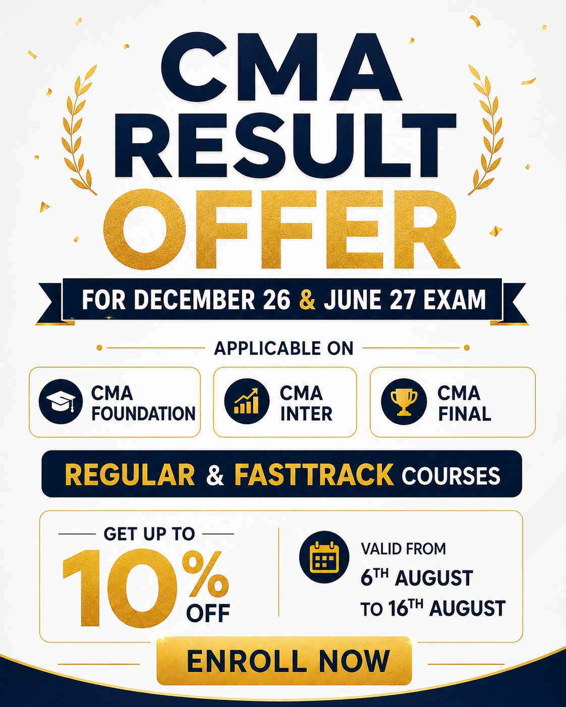 CMA Result Offer