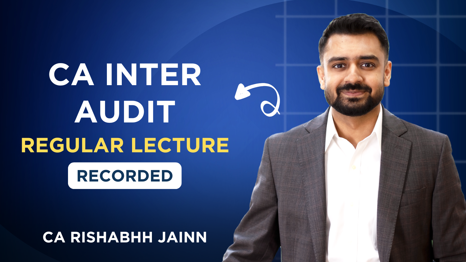 CA Inter Audit Regular Batch By CA Rishabh Jain | Sept 26_Jan 27