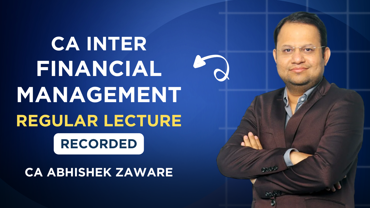 CA Inter FM Regular Batch By CA Abhishek Zaware | Sept 26_Jan 27