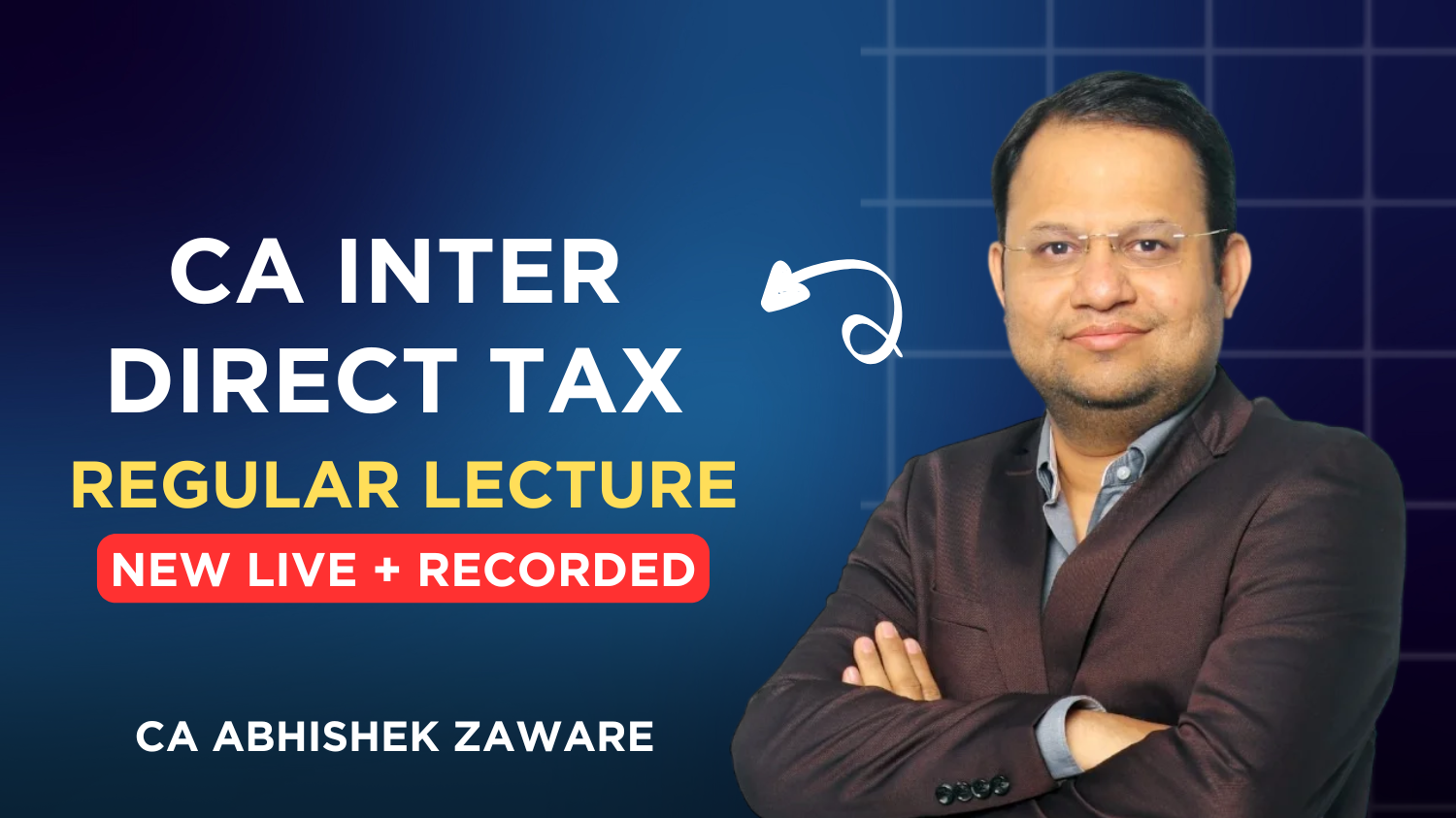 CA Inter Advance Accounts Regular Batch By CA Abhishek Zaware | Jan 27_May 27