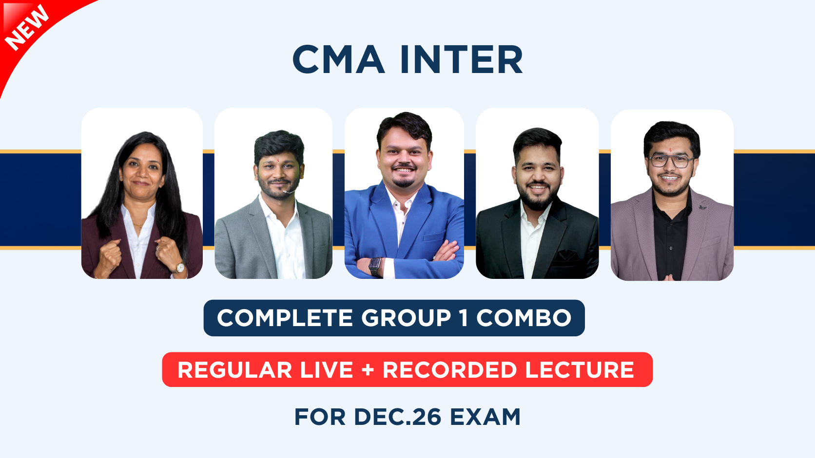 CMA Inter Group 1 Regular Live + Recorded Lecture By SBM_SB_VJ_KS_PG | Dec.26
