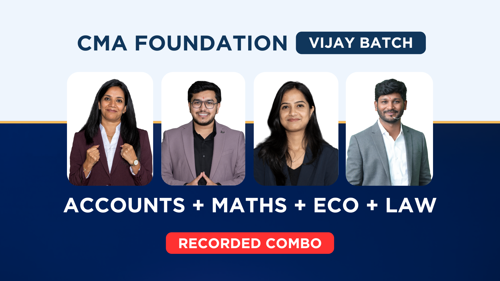CMA Foundation Vijay Batch Combo By SMB_PG_SR_SB | Dec 26