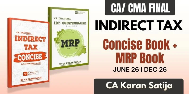 CA Final IDT Regular Books By CA Karan Satija